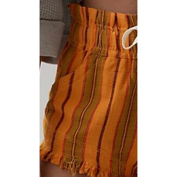 Urban Outfitters Women's Frankie Paperbag Micro Shorts Striped, Size XL NEW - Picture 14 of 16